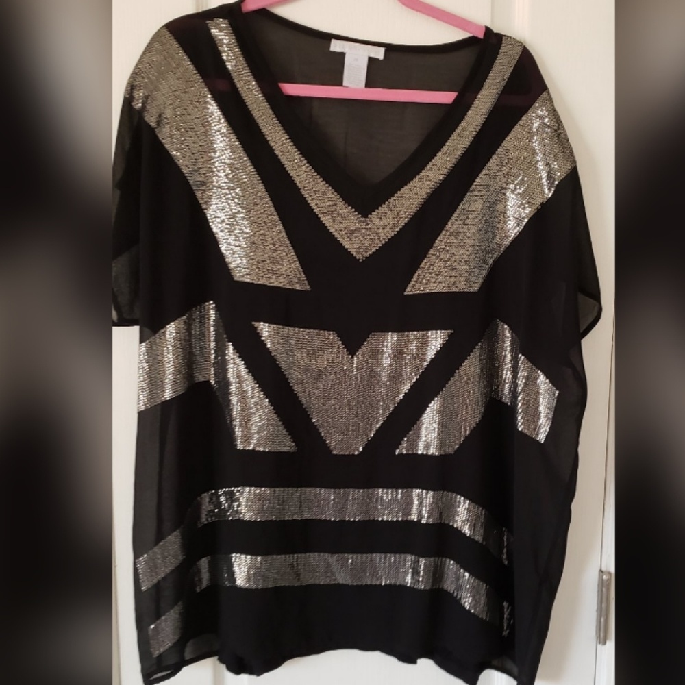 11-Design History sequin top 2X